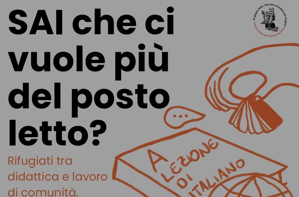 Giornata del rifugiato, SAI che ci vuole più del posto letto?